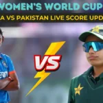 India vs Pakistan Live Score