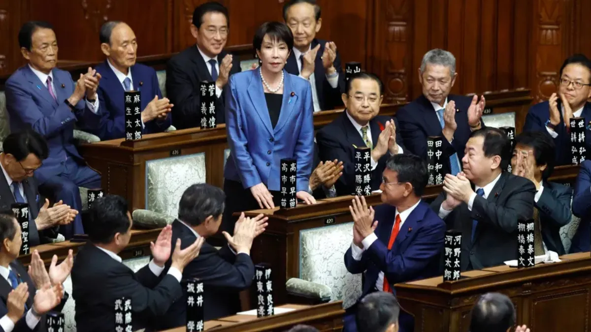 Japan 1st Woman PM Sanae Takaichi