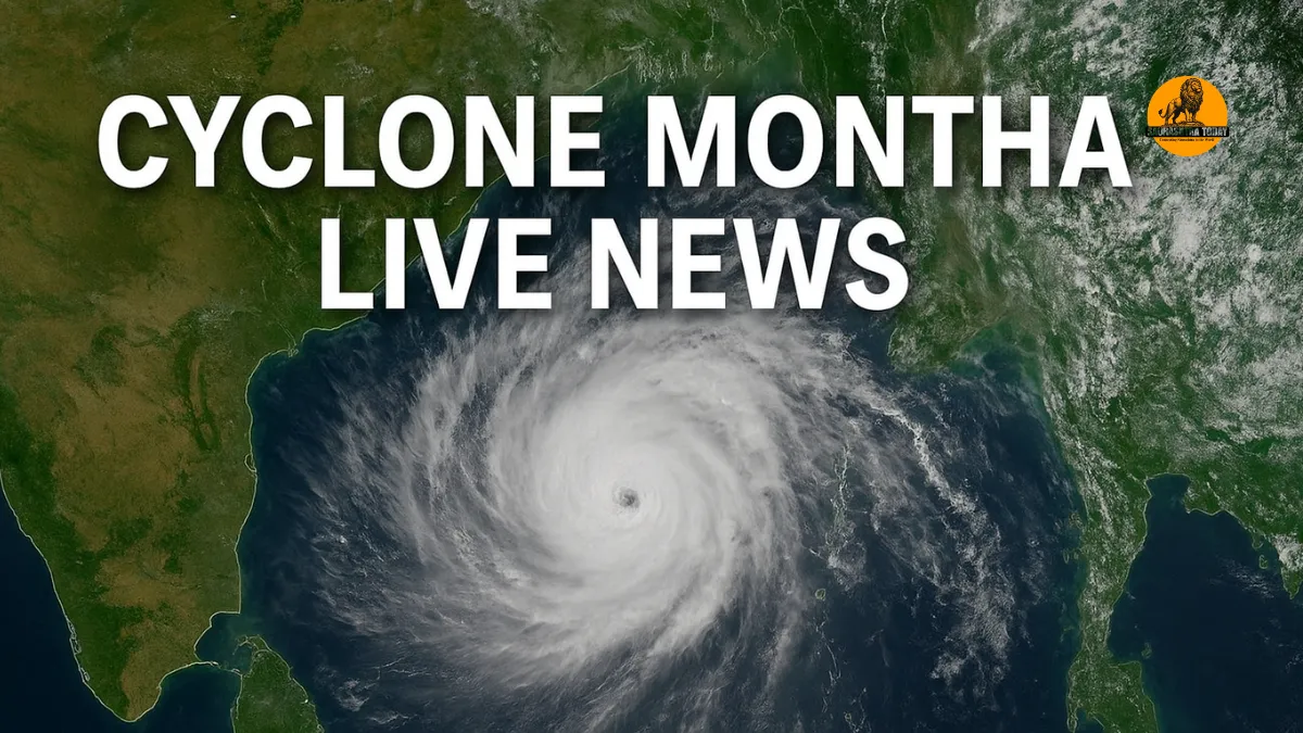 Cyclone Montha Live News