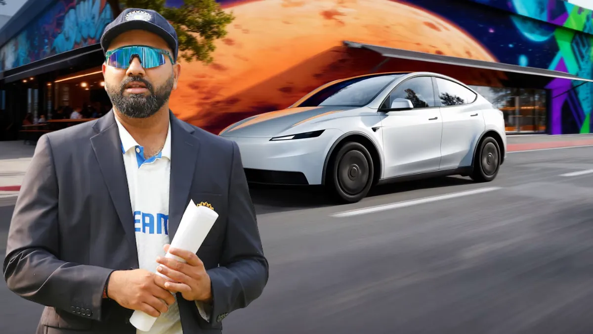 Rohit Sharma Bought a Tesla Car