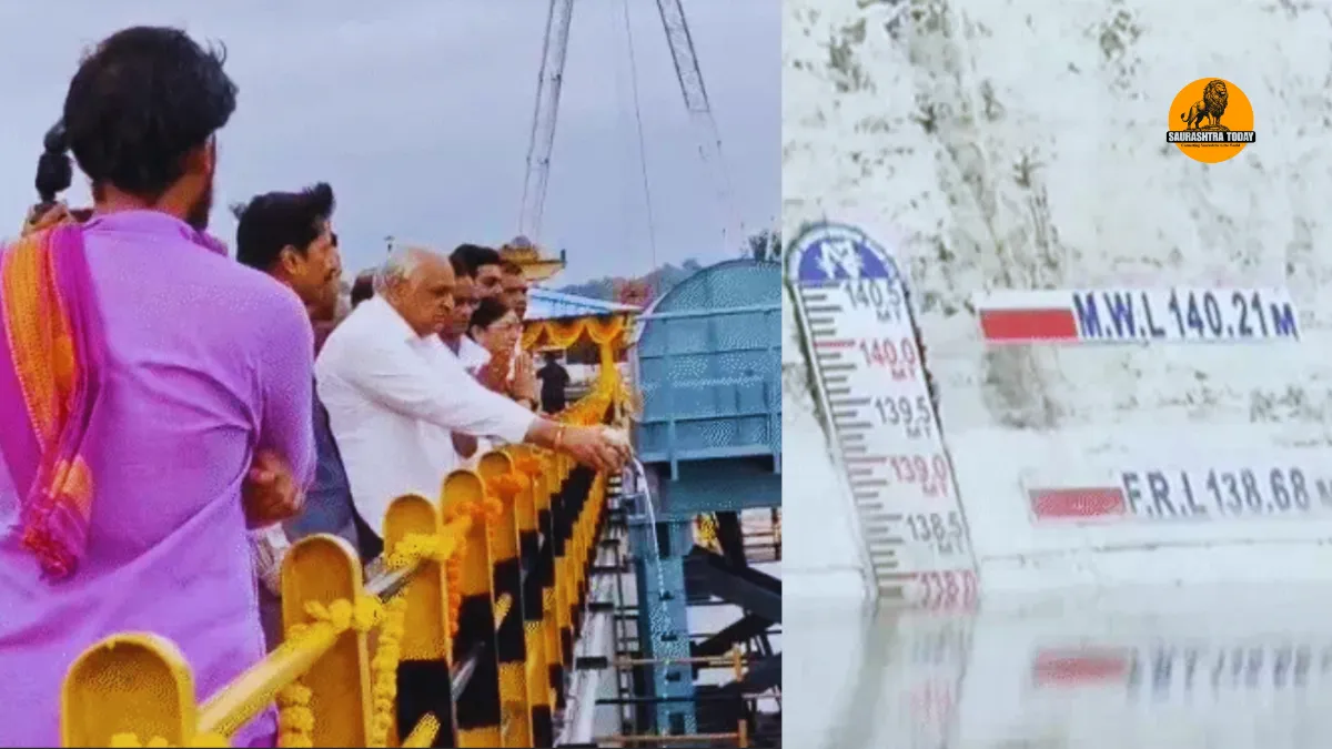 Narmada Dam Overflowed Today