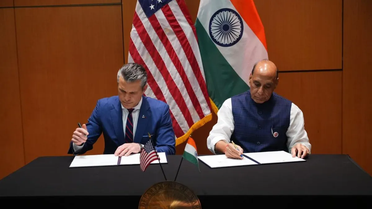 India-US 10-Year Defence Agreement Signed
