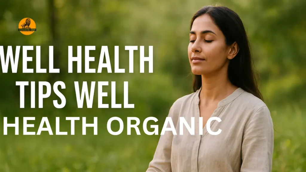 Well Health Tips Well Health Organic
