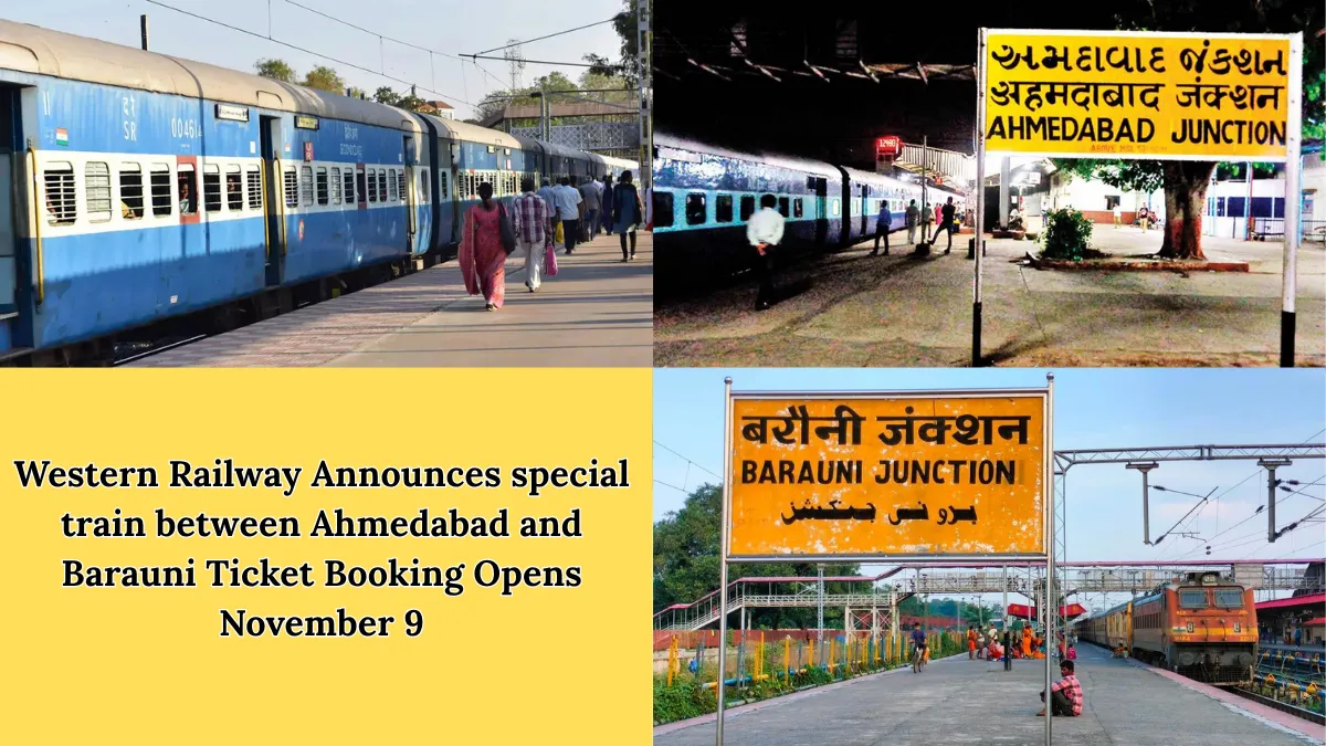 special train between Ahmedabad and Barauni