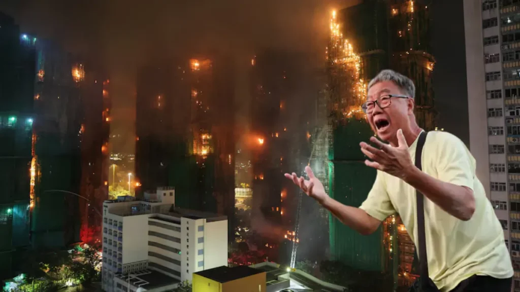 Fire in Hong Kong Apartment