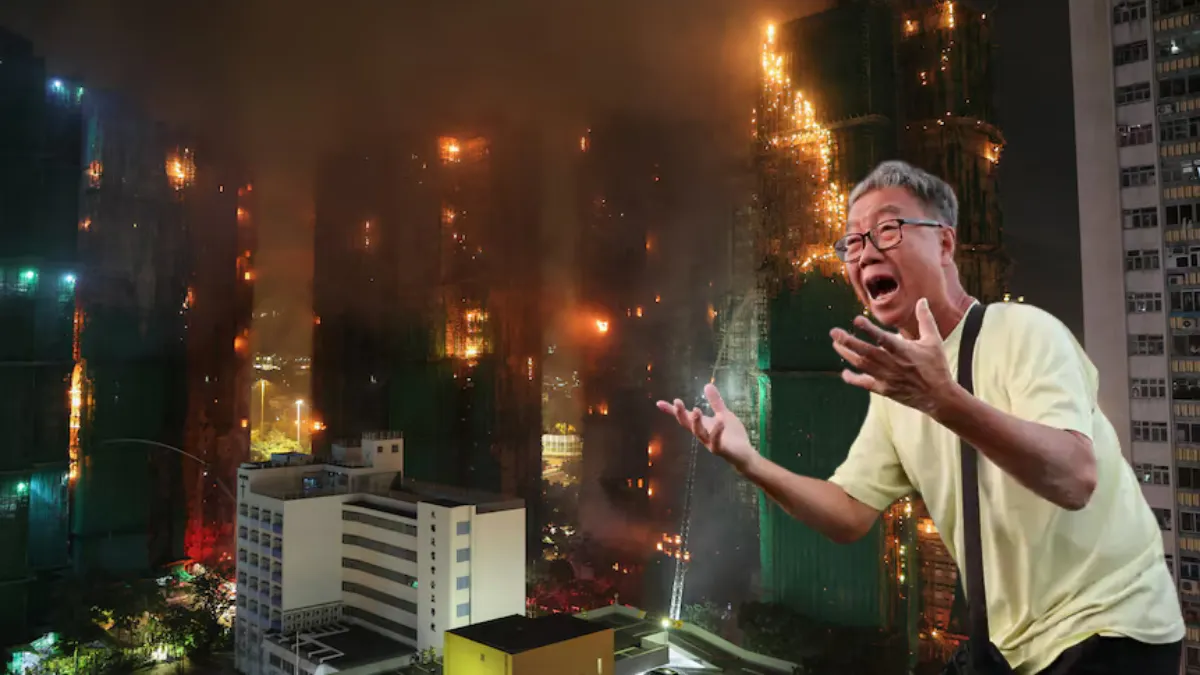 Fire in Hong Kong Apartment