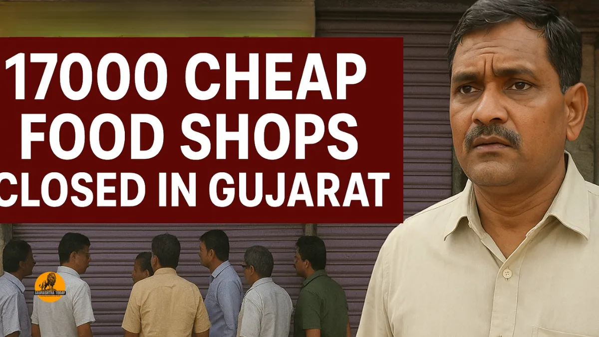 17000 Cheap Food Shops Closed in Gujarat